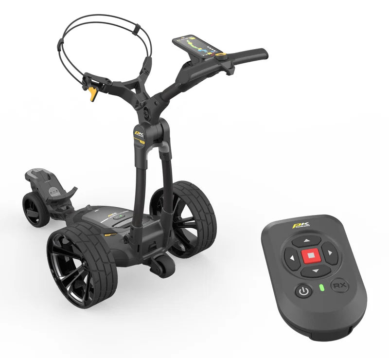 Carro eléctrico Powakaddy RX12 GPS Remote Stealth Black XL-PLUS 2025