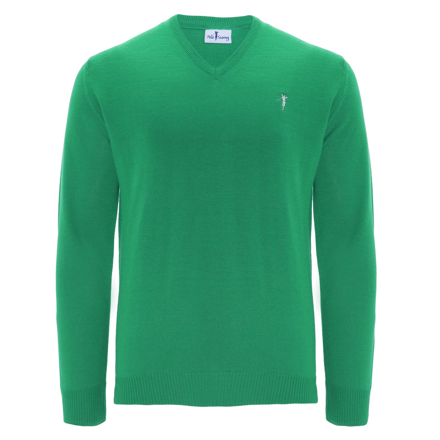 Jersey de Golf Pico Lana Merino Verde Green | Comodidad y Estilo para el Golfista