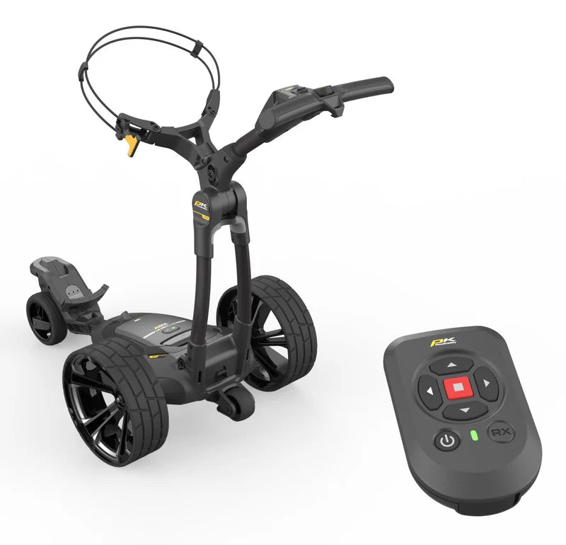 Carro eléctrico Powakaddy RX Remote Stealth Black XL-PLUS 2025
